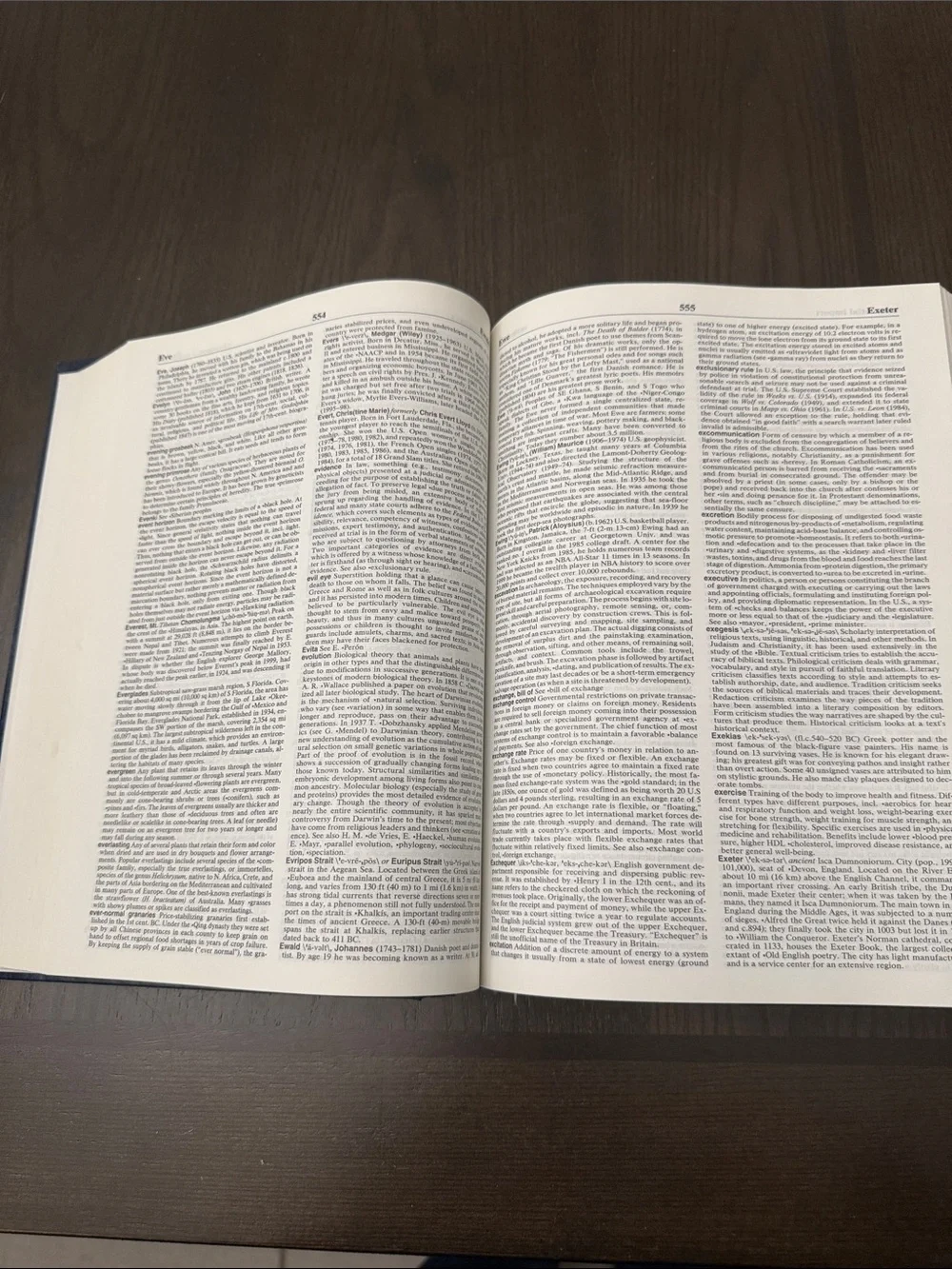 Collegiate Encyclopedia Hardcover in Blue